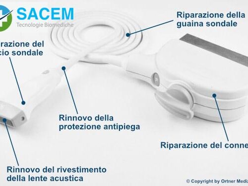 Sacem, Riparare in modo professionale sonde ecografiche