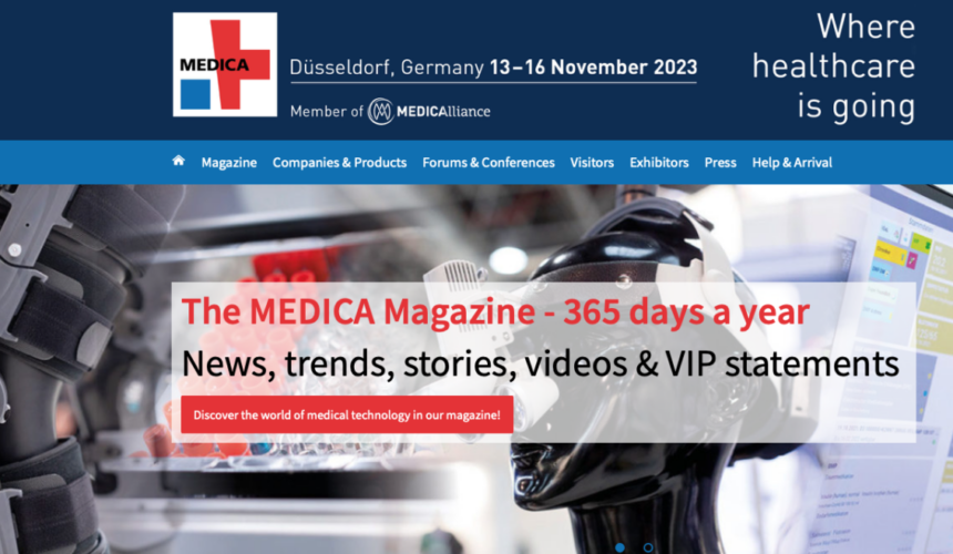 Fiera Medica Dusseldorf con Sacem