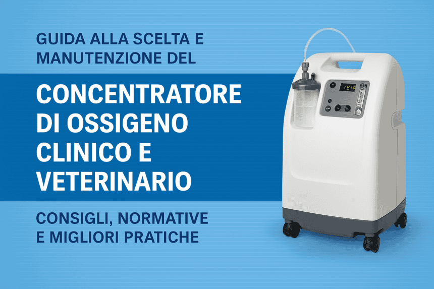 Guida alla Scelta e Manutenzione del Concentratore di Ossigeno Clinico e Veterinario
