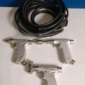 Lot of Hall Orthopedic Motors including 1 x Hall Reciprocator 5067-03 and 1 x Hall Oscillator 5067-02 and 1 x Hall Trauma Drill 5044-10 and Jacobs Taper 1M - w/ 2 x Cables